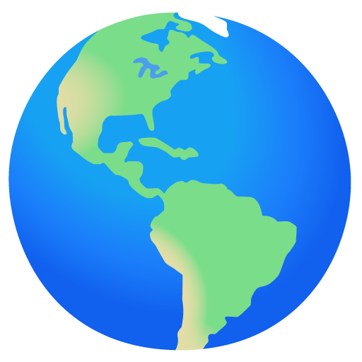 Globus mit Amerika