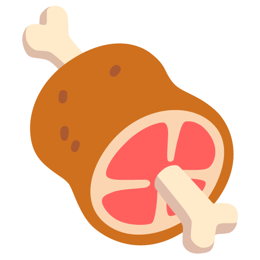 meat on bone
