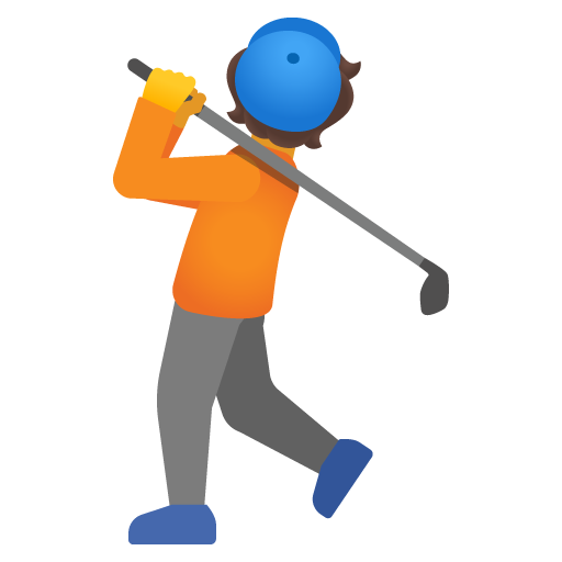 persona che gioca a golf