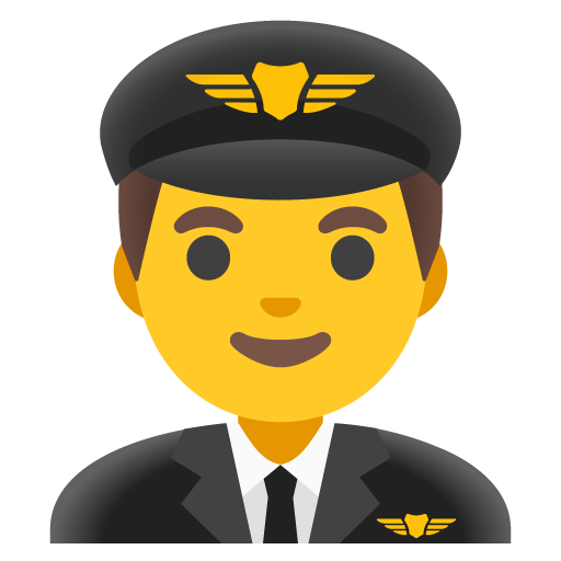 mężczyzna pilot