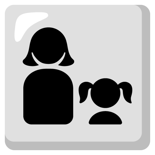 famille : femme et fille