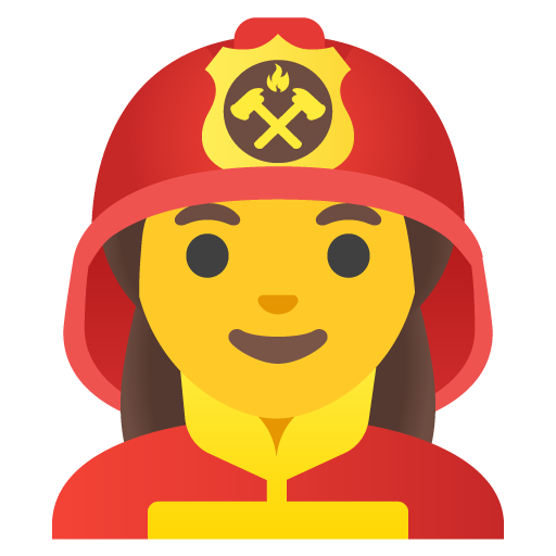 kvindelig brandmand