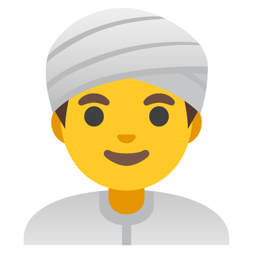 mand med turban