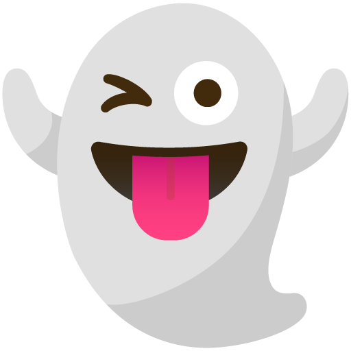ghost emoji artwork
