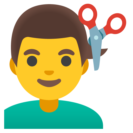 taglio di capelli per uomo