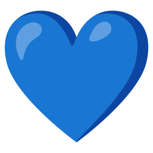 cuore blu