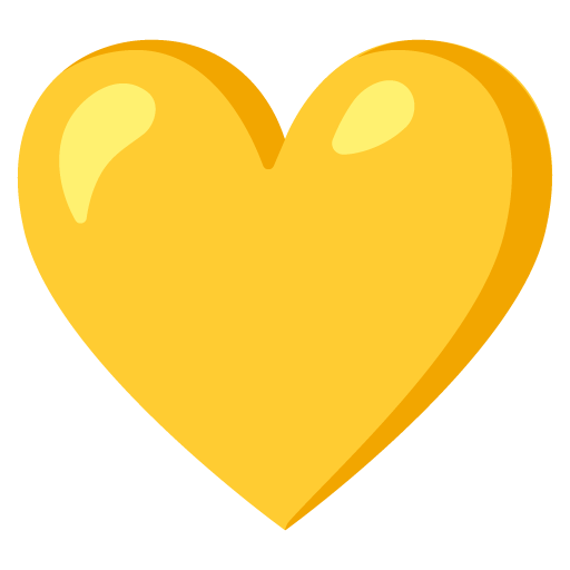 cuore giallo