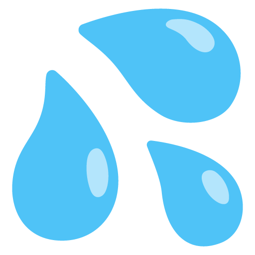 Schweißtropfen