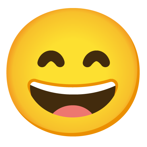 grinning face with smiling eyes