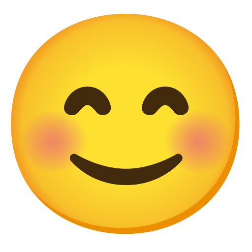 smiling face with smiling eyes