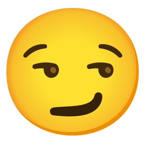 smirking face emoji artwork