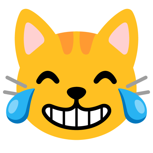 gatto con lacrime di gioia