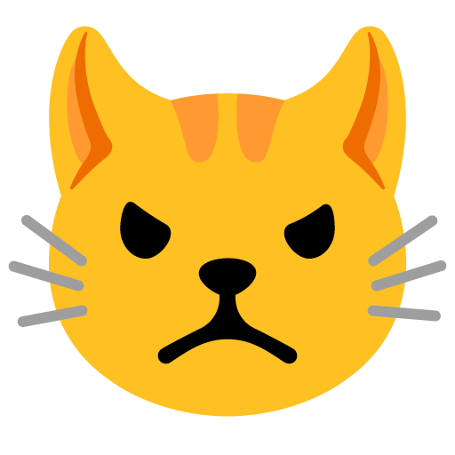 pouting cat