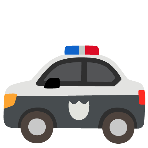 macchina della polizia