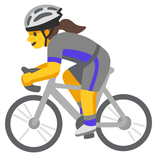 kvindelig cyklist