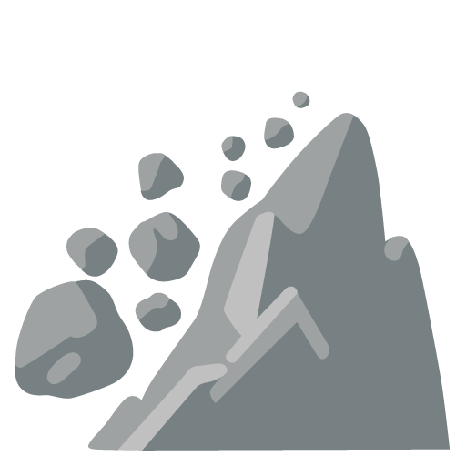 landslide emoji artwork