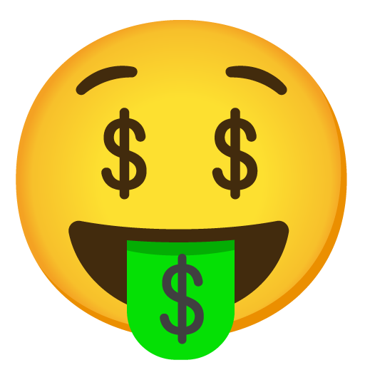 money-mouth face