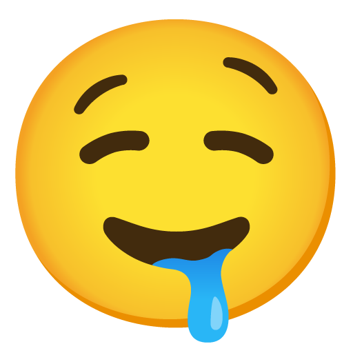 drooling face emoji artwork