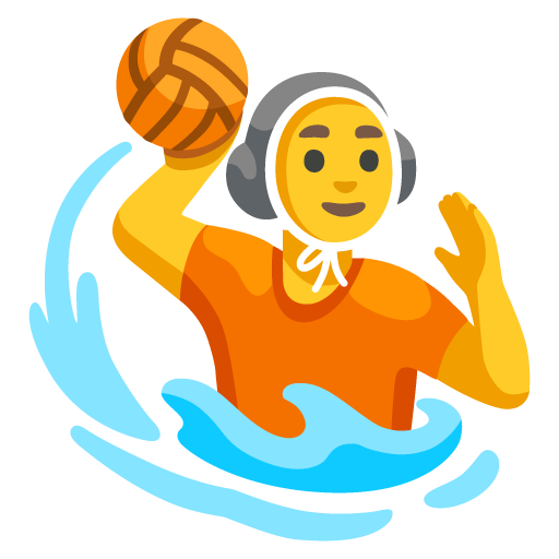 persona che gioca a pallanuoto