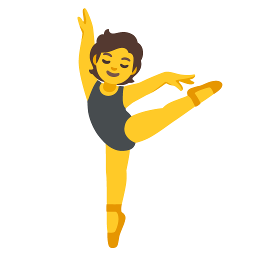 ballet dancer emoji artwork