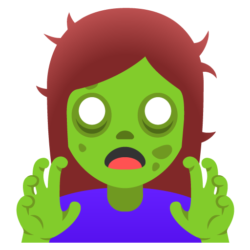 kvindelig zombie