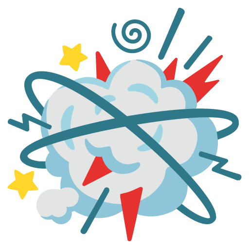 fight cloud emoji artwork