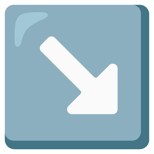 down-right arrow