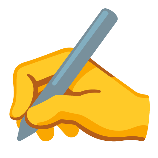 mano che scrive