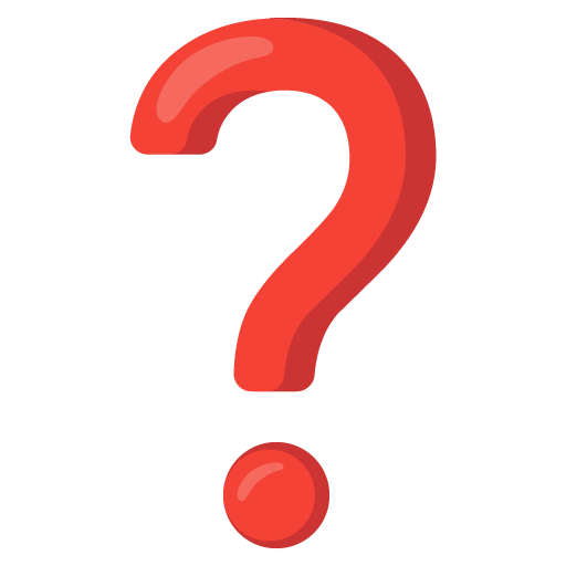 punto interrogativo rosso