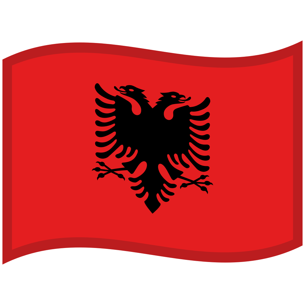 zászló: Albánia