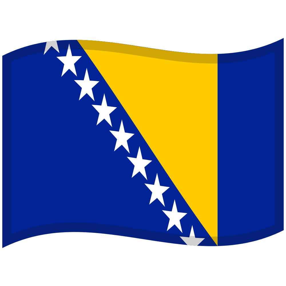 zászló: Bosznia-Hercegovina