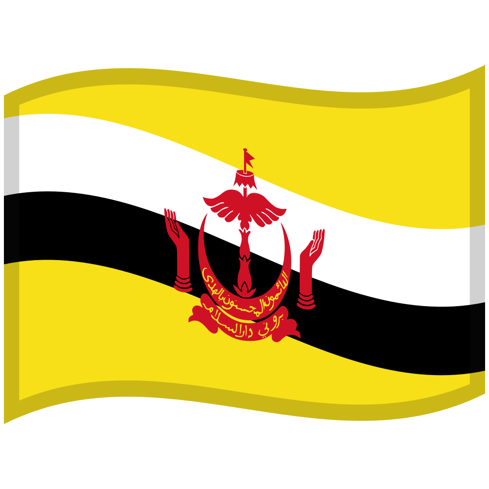 zászló: Brunei