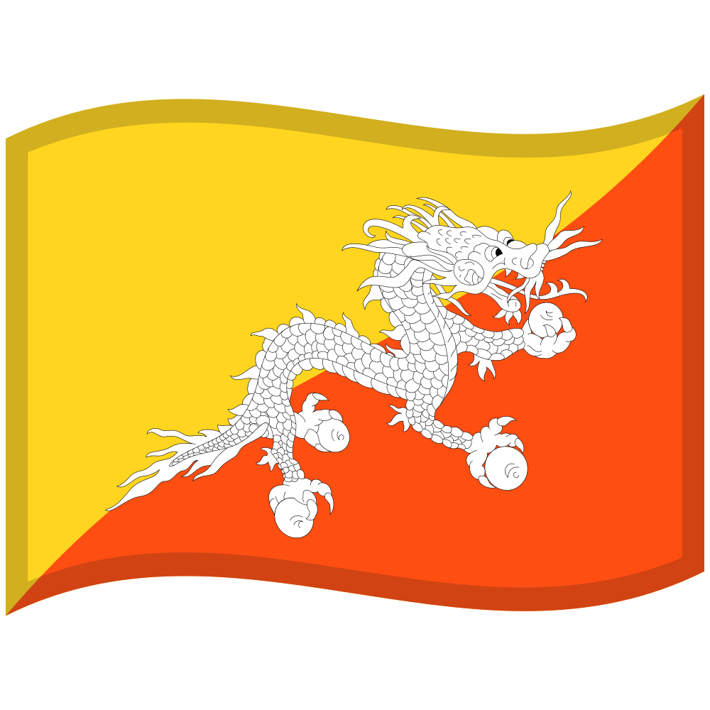 zászló: Bhután