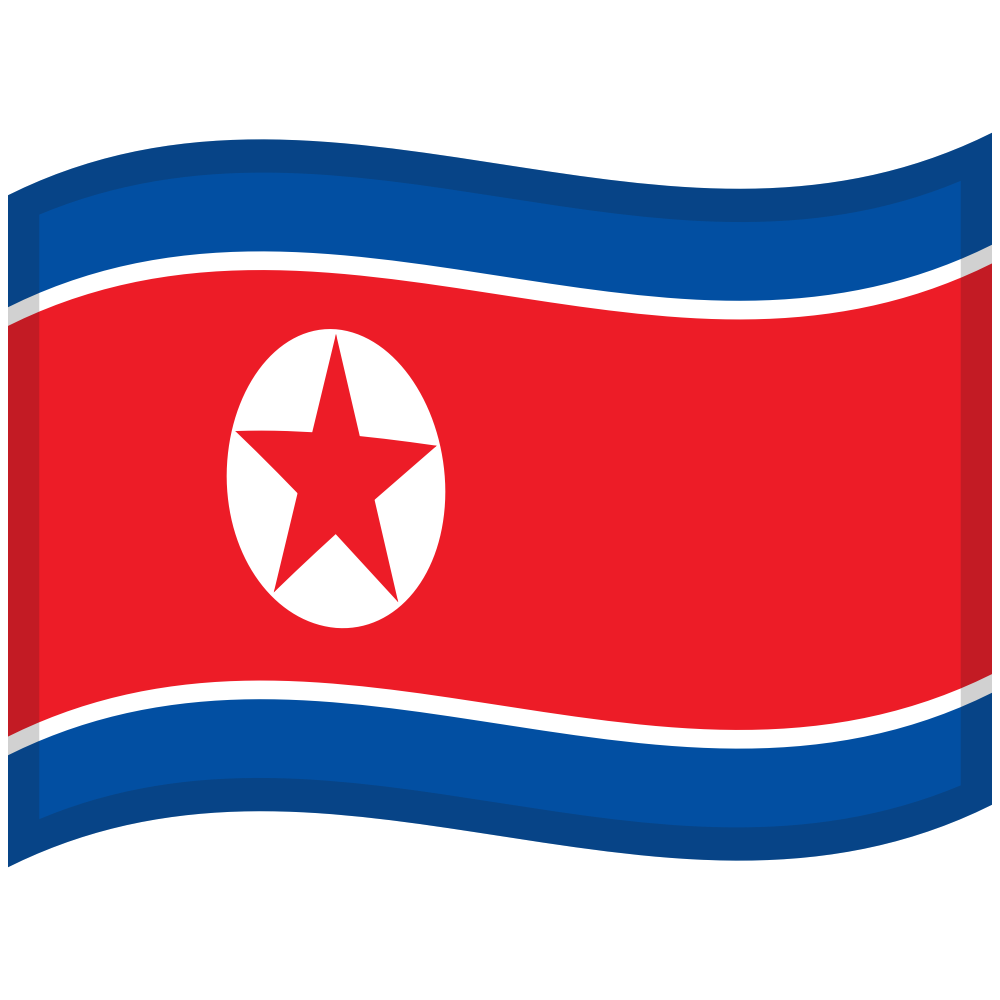 zászló: Észak-Korea