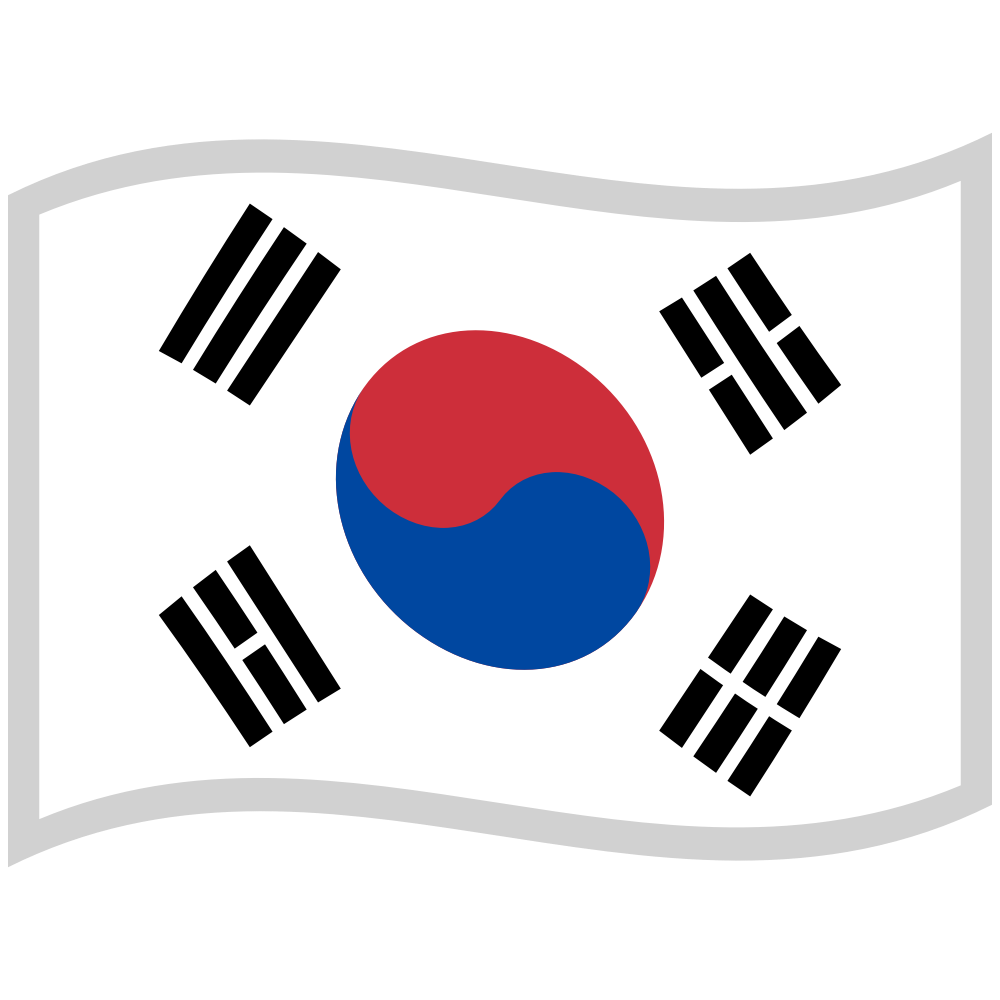 zászló: Dél-Korea