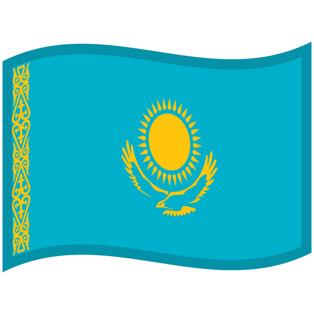 zászló: Kazahsztán