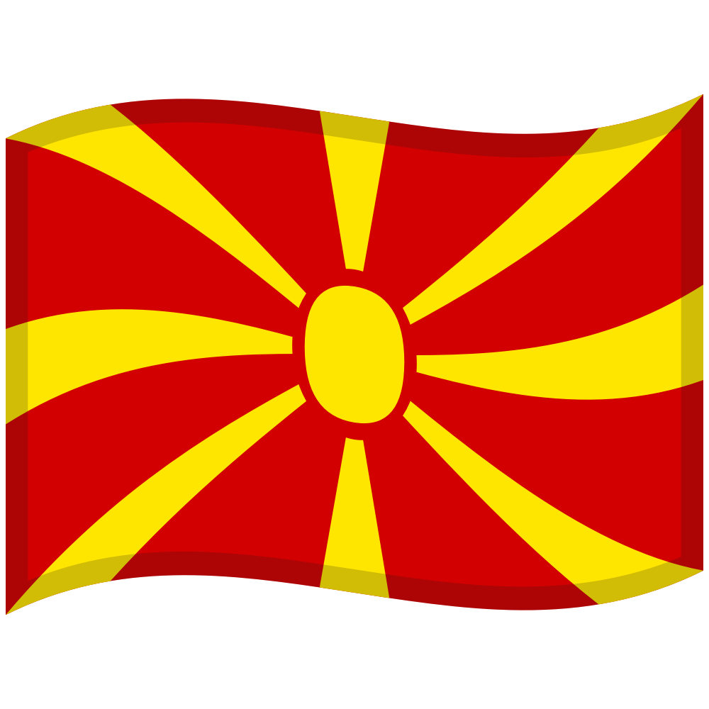 zászló: Észak-Macedónia