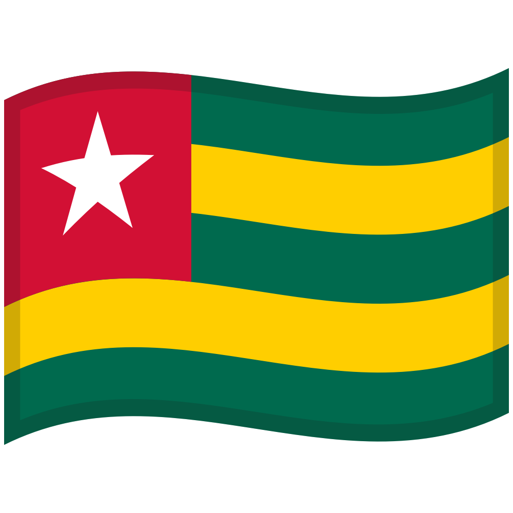 zászló: Togo