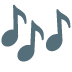 musical notes · Noto