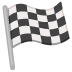 chequered flag · Noto