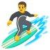 man surfing · Noto