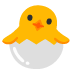 hatching chick · Noto
