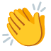 clapping hands · Noto