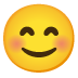 smiling face with smiling eyes · Noto