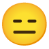 expressionless face · Noto