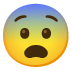 fearful face Noto design