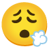 face exhaling Noto design