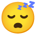 sleeping face Noto design