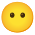 face without mouth Noto design