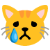 crying cat · Noto
